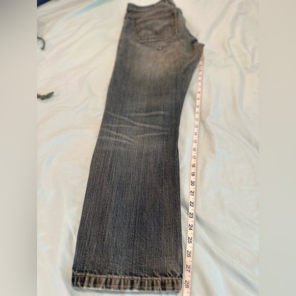 Levi's Y2K 514 Men's Jeans 34x30 Straight Leg Distressed Medium Wash. 5 Pocket. - Picture 4 of 16